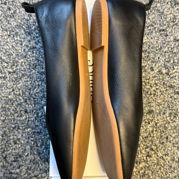 Quince Black Leather Flats - Picture 4 of 11